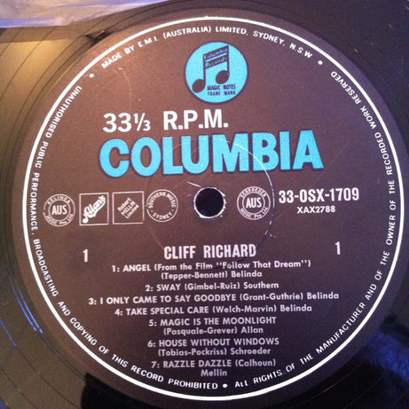 Cliff Richard : Cliff Richard (LP, Album, Mono)