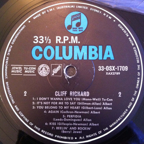 Cliff Richard : Cliff Richard (LP, Album, Mono)