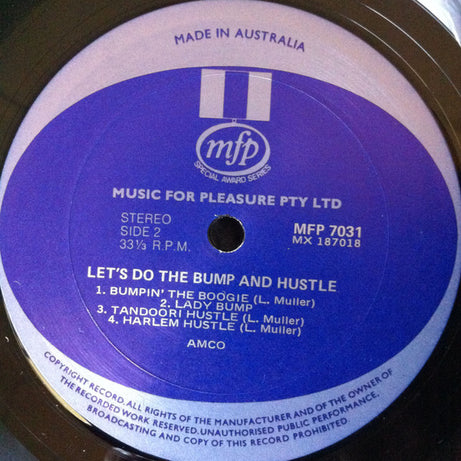 Disco Construction (2) : Bump And Hustle (LP, Album)