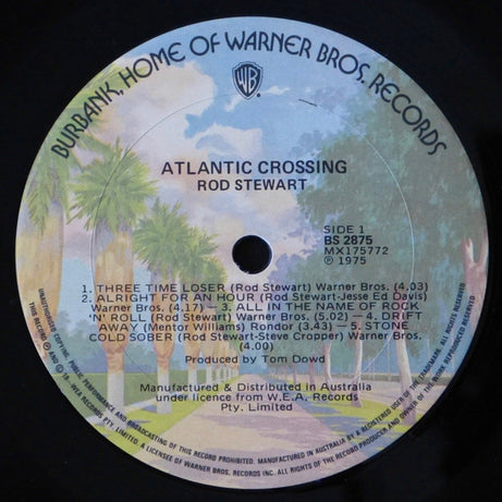 Rod Stewart : Atlantic Crossing (LP, Album, Gat)