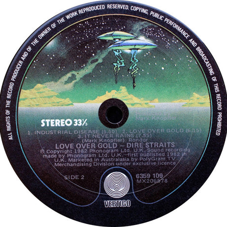 Dire Straits : Love Over Gold (LP, Album)
