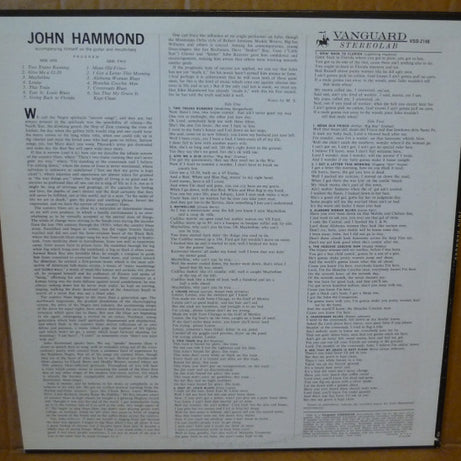 John Hammond* : John Hammond (LP, Album, RE)