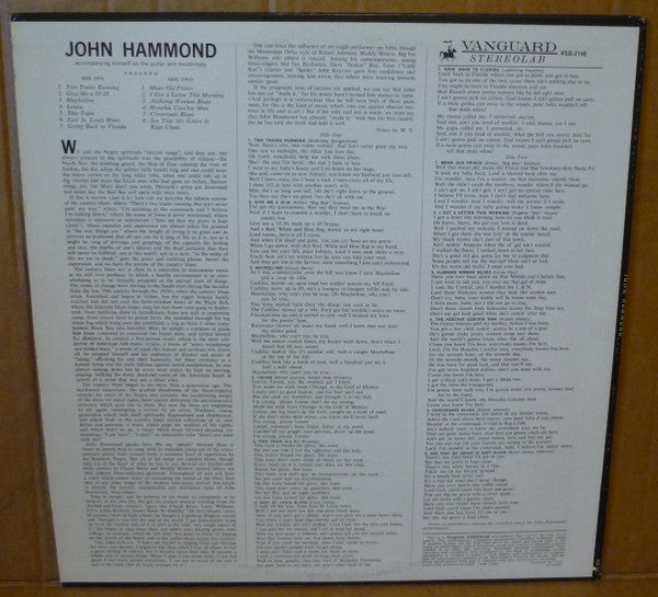 John Hammond* : John Hammond (LP, Album, RE)