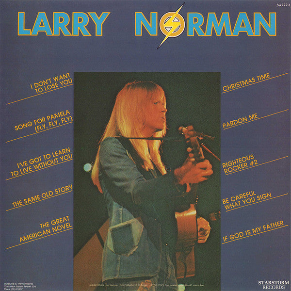 Larry Norman : Larry Norman (LP, Comp, Gat)