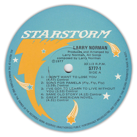 Larry Norman : Larry Norman (LP, Comp, Gat)