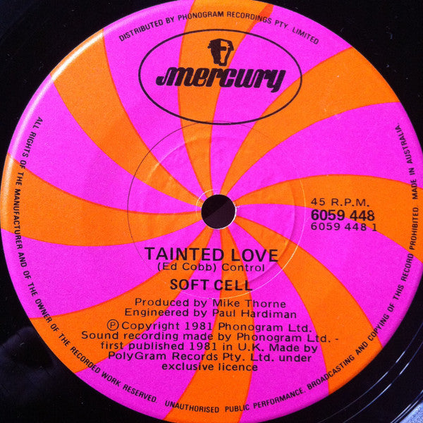 Soft Cell : Tainted Love (7", Single)