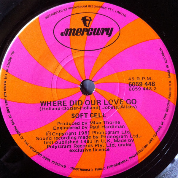 Soft Cell : Tainted Love (7", Single)