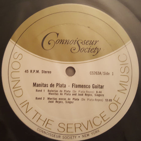 Manitas De Plata, José Reyes, Manero Baliardo : Manitas de Plata (12")