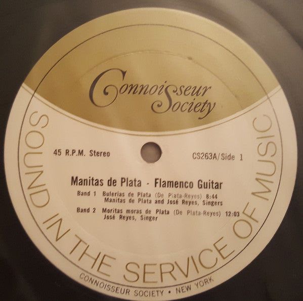 Manitas De Plata, José Reyes, Manero Baliardo : Manitas de Plata (12")