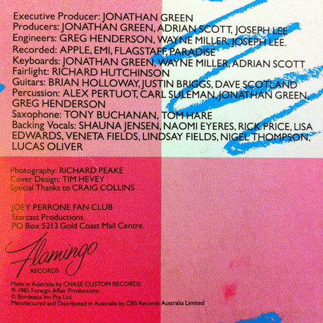 Joey Perrone : Joey Perrone (LP, Album)