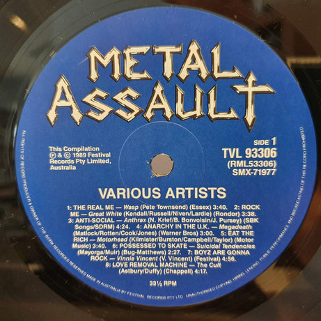 Various : Metal Assault (LP, Comp)