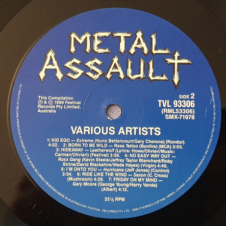 Various : Metal Assault (LP, Comp)