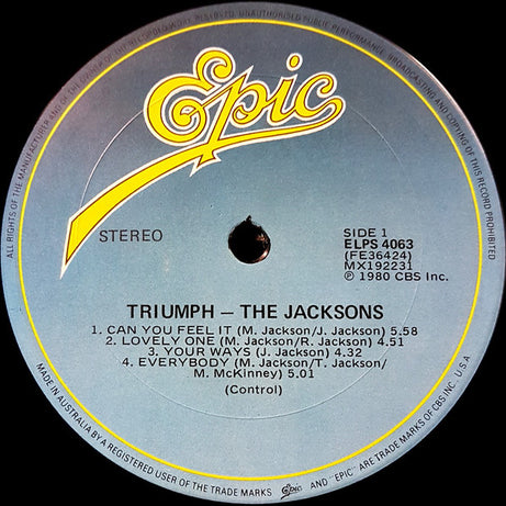 The Jacksons : Triumph (LP, Album)