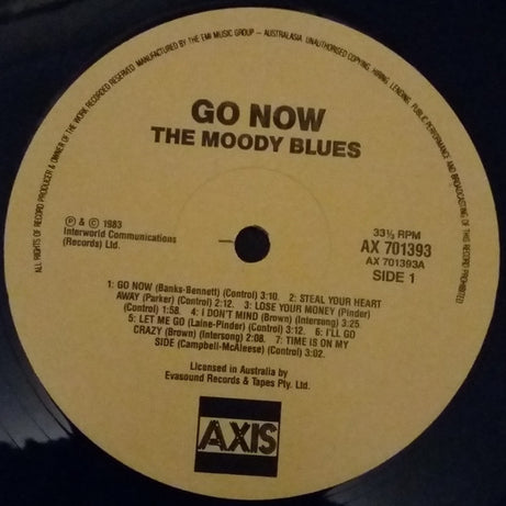 The Moody Blues : Go Now (LP, Comp)
