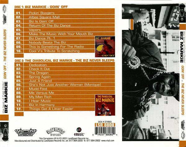 Biz Markie : The Best Of Cold Chillin' (Goin' Off + The Biz Never Sleeps) (CD, Album, RE + CD, Album, RE + Comp)