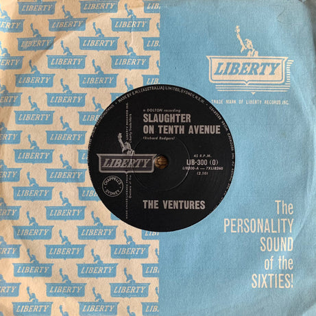 The Ventures : Slaughter On Tenth Avenue (7", Single, Sol)