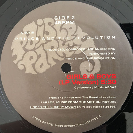 Prince And The Revolution : Anotherloverholenyohead (12", Single, SRC)