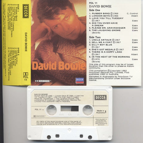 David Bowie : David Bowie (Cass, Comp)