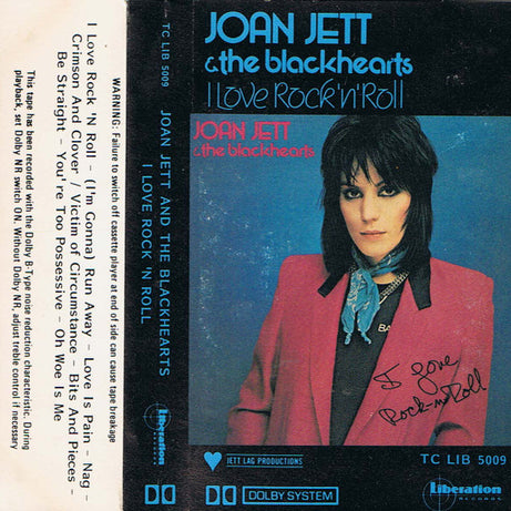 Joan Jett & The Blackhearts : I Love Rock 'N Roll (Cass, Album)