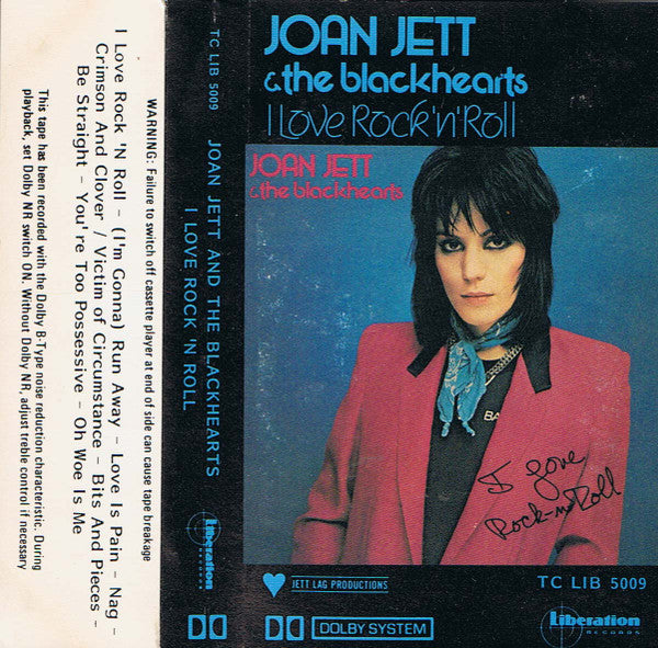 Joan Jett & The Blackhearts : I Love Rock 'N Roll (Cass, Album)