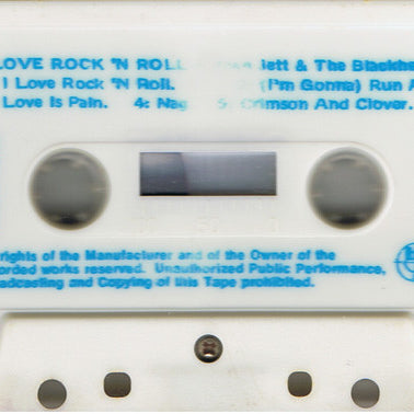 Joan Jett & The Blackhearts : I Love Rock 'N Roll (Cass, Album)