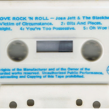 Joan Jett & The Blackhearts : I Love Rock 'N Roll (Cass, Album)