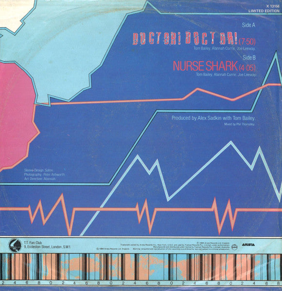 Thompson Twins : Doctor! Doctor! (12", Maxi, Ltd)