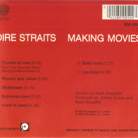 Dire Straits : Making Movies (CD, Album, Dis)
