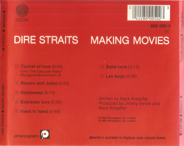 Dire Straits : Making Movies (CD, Album, Dis)