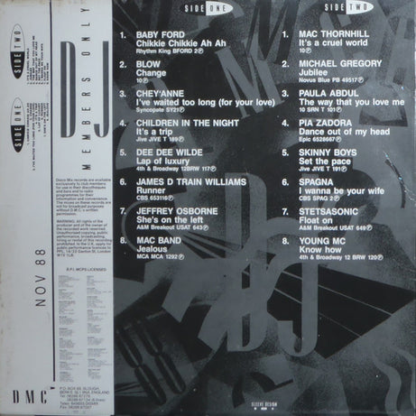 Various : November 88 - Previews (LP, Comp)