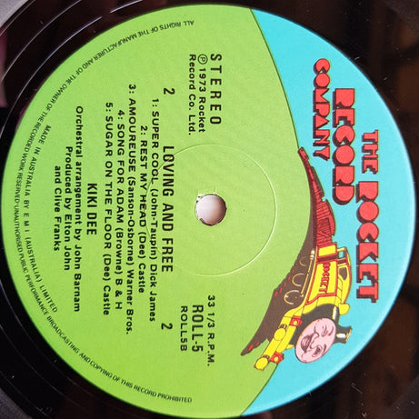 Kiki Dee : Loving And Free (LP, Album)