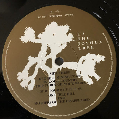 U2 : The Joshua Tree (2xLP, Album, RM, RP)