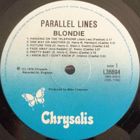 Blondie : Parallel Lines (LP, Album, RE)