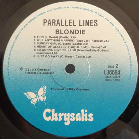 Blondie : Parallel Lines (LP, Album, RE)