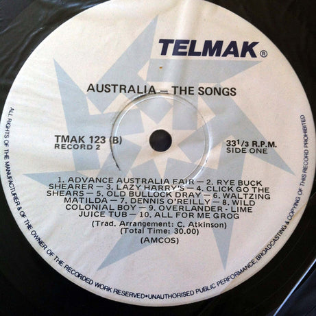 Pinchgut (2) : Australia - The Songs (Record 2) (LP)