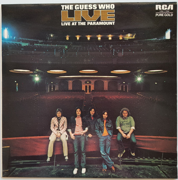 The Guess Who : Live At The Paramount (LP, Album, RE)