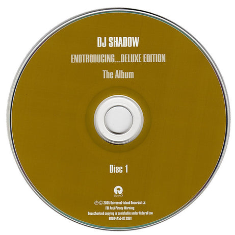 DJ Shadow : Endtroducing...  (CD, Album, RE + CD, Comp + Dlx)