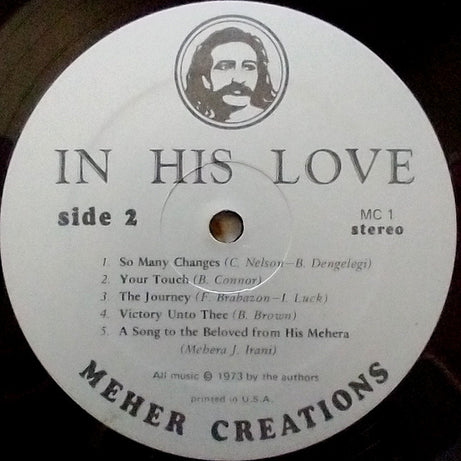 Meher Baba : In His Love (LP, Album)