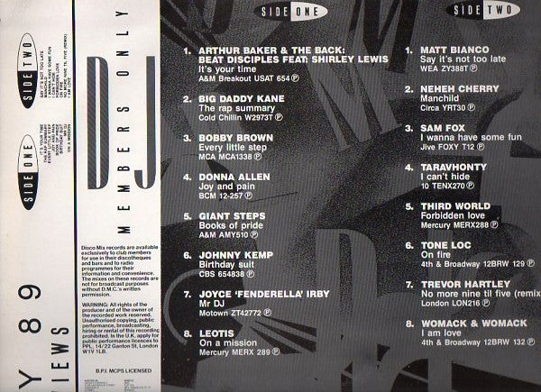 Various : May 89 - Previews (LP, Comp)