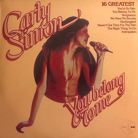 Carly Simon : You Belong To Me 16 Greatest Hits (LP, Comp, Lim)