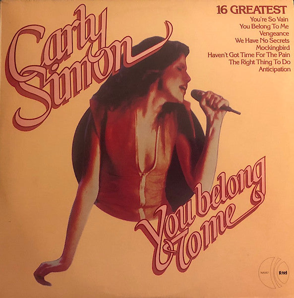 Carly Simon : You Belong To Me 16 Greatest Hits (LP, Comp, Lim)
