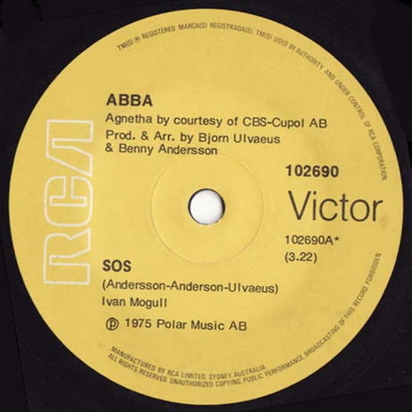 ABBA : SOS (7")