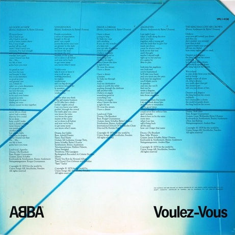 ABBA : Voulez-Vous (LP, Album)