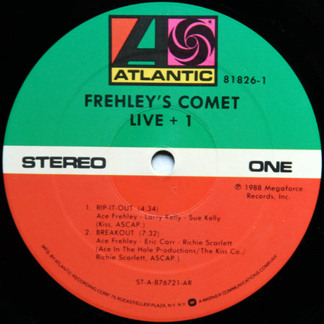 Frehley's Comet : Live + 1 (LP, MiniAlbum, AR )