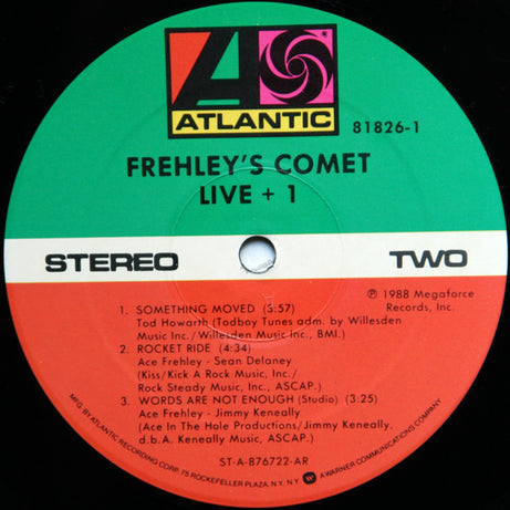 Frehley's Comet : Live + 1 (LP, MiniAlbum, AR )