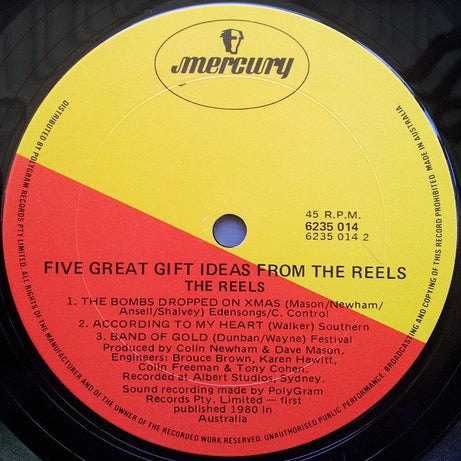 The Reels : 5 Great Gift Ideas From The Reels (12", EP)