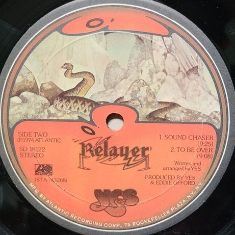 Yes : Relayer (LP, Album, Mon)