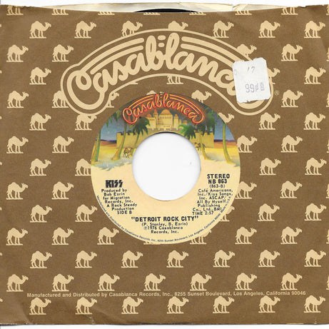 Kiss : Beth / Detroit Rock City (7", Single, Styrene, 2nd)