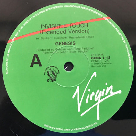 Genesis : Invisible Touch (12")