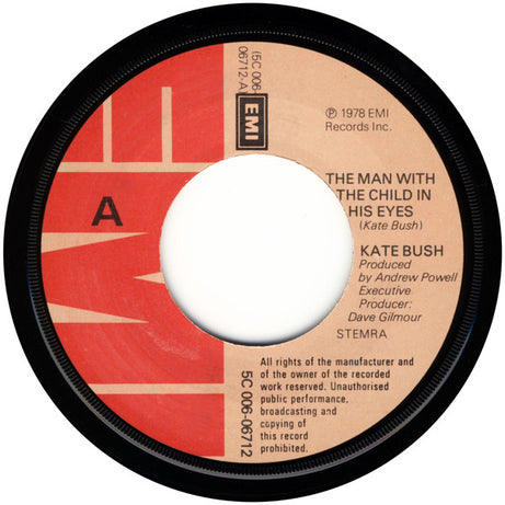 Kate Bush : The Man With The Child In His Eyes (7", Single)